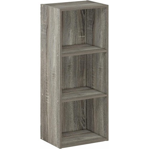 Furinno Luder Bookcase, 3-Tier Open Shelf