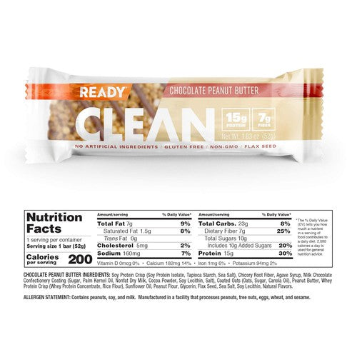 Ready CLEAN Protein Bar Gibbs Direct