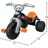 Fisher-Price Harley-Davidson Toddler Tricycle Tough Trike Bike, Black