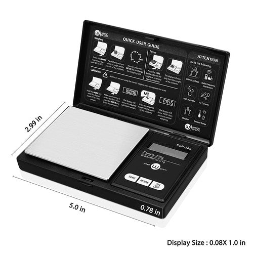 Weigh Gram Scale Digital Pocket Scale, 200G X 0.01G