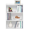 Furinno Pasir Bookcase, 3-Tier Open Shelf, White