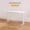 YDN Ultra-Thin Electric Standing Desk with Built-in Drawers