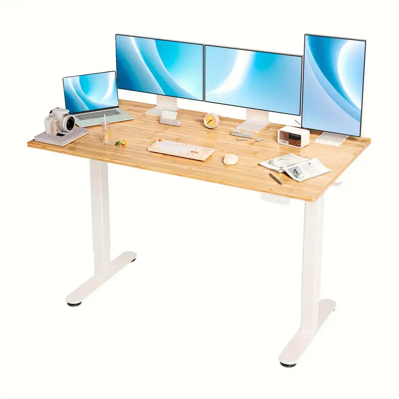 Sweetcrispy Electric Adjustable Standing Desk 55"x24''