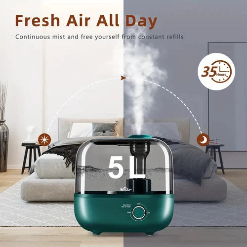 BEAR 5L Humidifier, Quiet w/ Auto-Shutoff