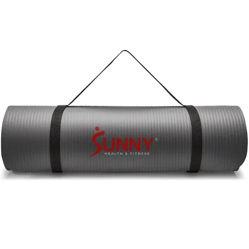 Sunny Health & Fitness Premium 1/2-Inch Extra Thick Exercise Yoga Mat