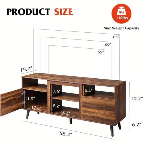 WLIVE Indoor/Outdoor TV Stand for 65" TV