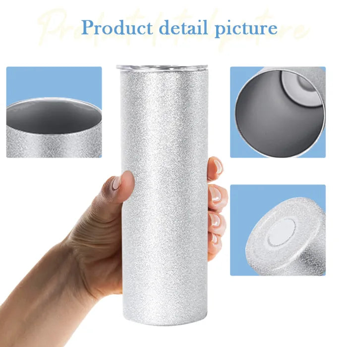 Sublimation Tumbler Glitter - Stainless Steel 20oz