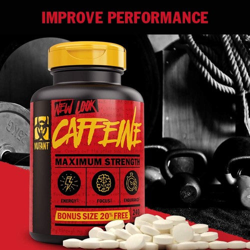 Mutant Caffeine Pills – Pharmaceutical-Grade – Reduces Fatigue & Restores Wakefulness