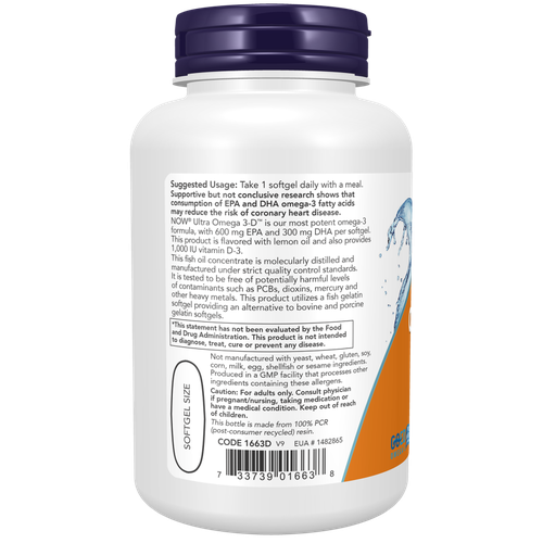NOW Foods Ultra Omega 3-D™ Fish Oil