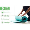Soft Yoga/Fitness Mat With Carrier Strap, THICK 8mm