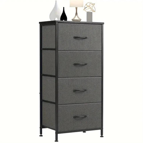 Sweetcrispy Tall 4-Drawer Dresser Fabric Storage Tower