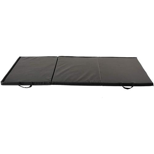 Sunny Health & Fitness Tri-Folding Gymnastics Tumbling Mat - Extra Thick with Carry Handles