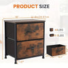 OLIXIS 2 Drawer Dresser Nightstand