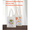 Sublimation Tote Bags Blank Canvas 13.78