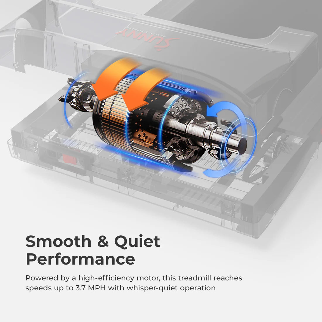 Sunny Health & Fitness Treadpad 100 Smart