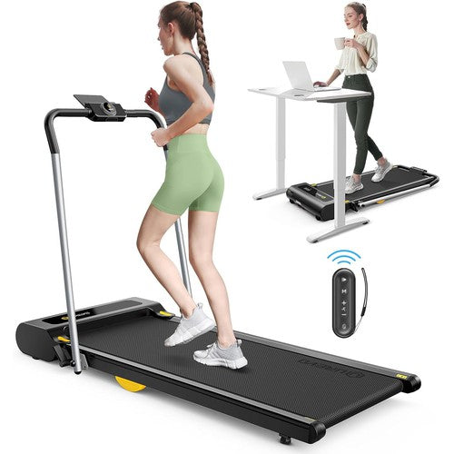 UREVO Under Desk Treadmill w/ Remote Control, LED Display