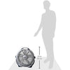 Lasko Wind Machine Floor Fan, 3 Speeds, Pivoting Head for Large Spaces, 20