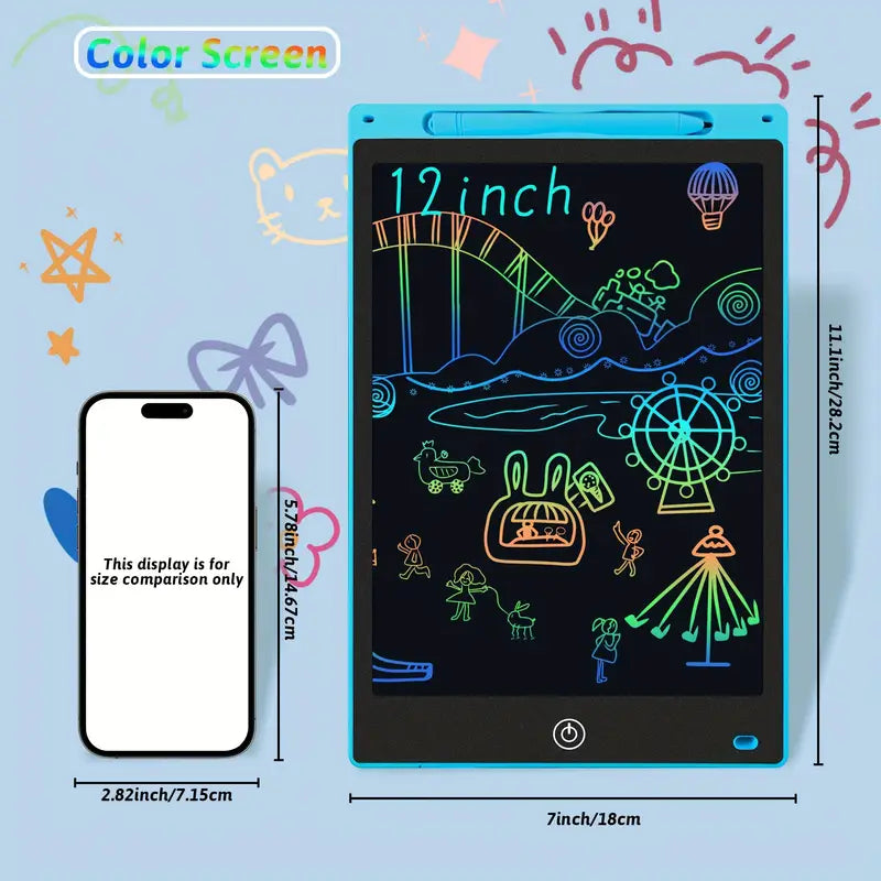 Colorful LCD Writing Tablet - Durable, Eye-friendly Drawing Pad