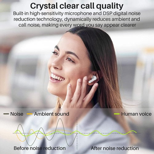 TOZO A3 Wireless Earbuds w/ Digital Call Noise Reduction