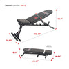 Sunny Health & Fitness Adjustable Utility Weight Bench - SF-BH6921