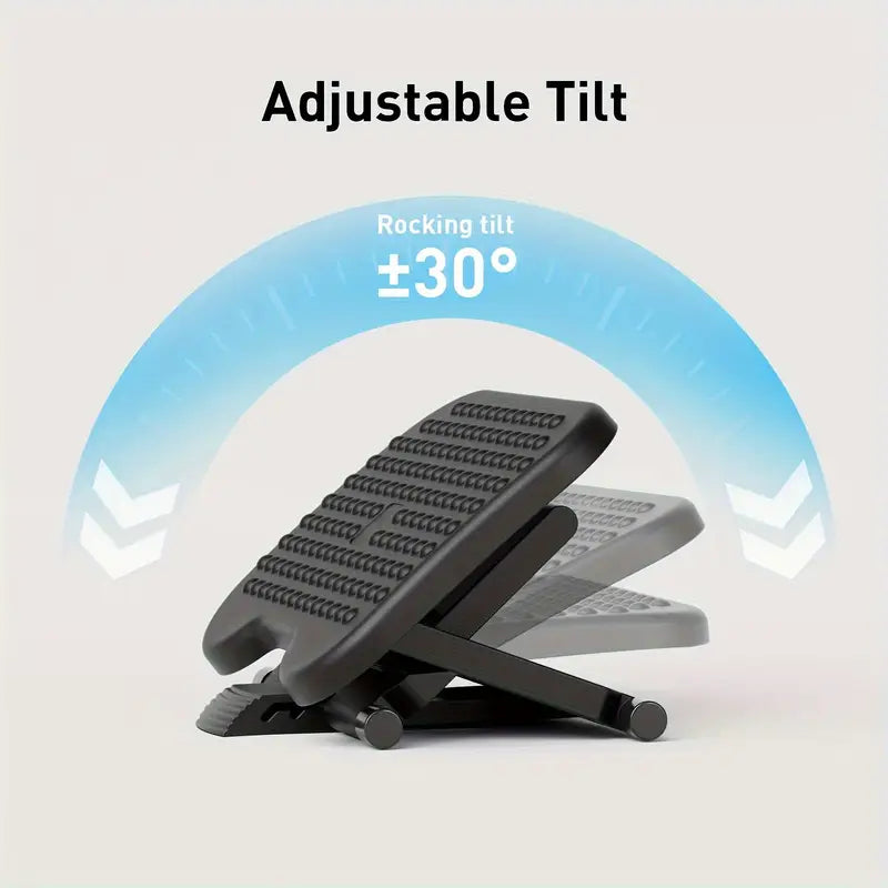 DREAMSMITH Ultimate Comfort Adjustable Desk Foot Pedal with Massage Rollers