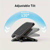 DREAMSMITH Ultimate Comfort Adjustable Desk Foot Pedal with Massage Rollers