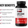 Force Factor Lion’s Mane Supplement Capsules, Memory & Focus Support, 60 Vegetable Capsules