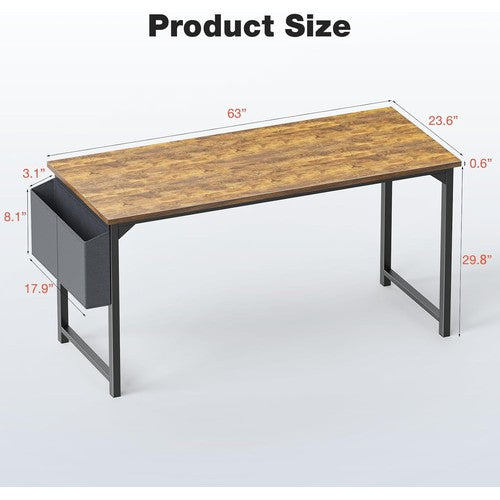 Sweetcrispy Office Desk 63"