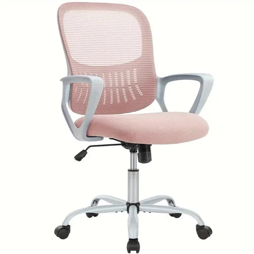 Ergonomic Comfort Chair - Mesh Swivel Office Chair w/ Lumbar Support