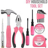 13Pc Pink Tool Kit