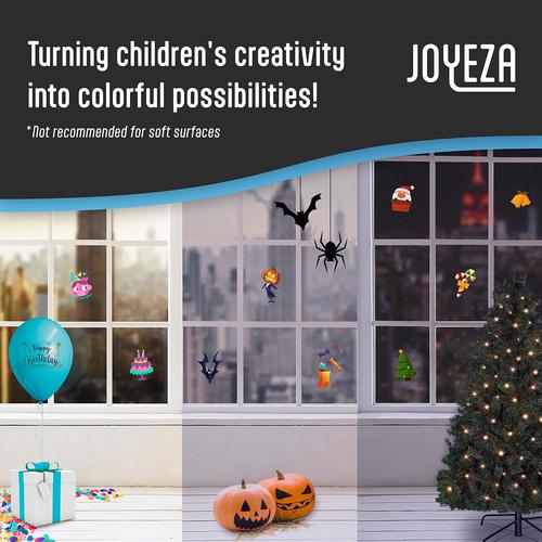 JOYEZA Premium Printable Vinyl Sticker Paper for Inkjet Printer - 25 Sheets Glossy White Waterproof, Dries Quickly Vivid Colors, Holds Ink Well - Inkjet & Laser Printer