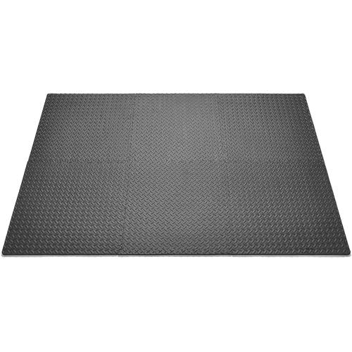 Sunny Health & Fitness ½ Inch Thick Puzzle Exercise Mat Durable, Non-Slip, Water Resistant