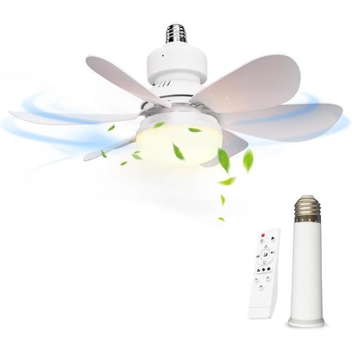 AIRBRO 21” Socket Fan w/ Light & Remote Control - Quiet