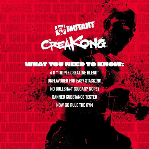 Mutant CREAKONG – Advanced Creatine Supplement, Unflavoured, 300G