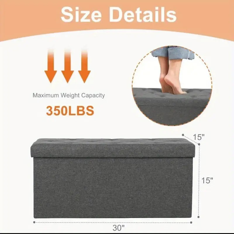 SMUG Shoe Storage & Changing Ottoman