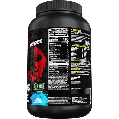 Mutant ISO Surge Whey Protein Isolate Powder, 1.6 Lb 