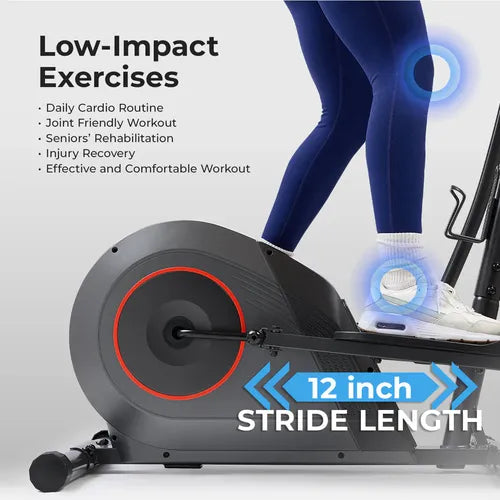 Sunny Health & Fitness 16-Level Smart Magnetic Resistance Elliptical