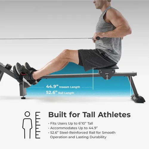 Sunny Health & Fitness Smart Magnetic Air Rower – Gibbs Direct