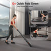 RHYTHM FUN Incline Foldable Walking Pad w/ Handle Bar, NO INCLINE, 300 Lbs