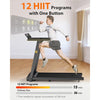 UREVO Folding Treadmill, Max 3.0 HP Treadmill w/ 12 Pre Set Programs, Wider Tread Belt, Pulse Detection