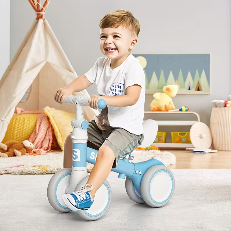 SEJOY Toddler Balance Bike, 1-3 Years - Adjustable Height & Seat