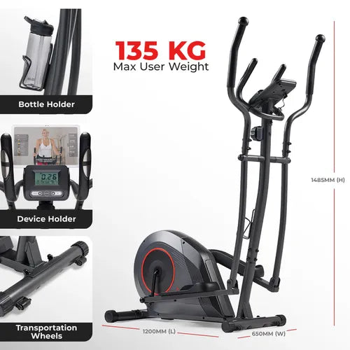 Sunny Health & Fitness 16-Level Smart Magnetic Resistance Elliptical