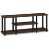 Furinno Turn-N-Tube No Tools 3-Tier TV Stand up to 50 Inch TV, round Tubes