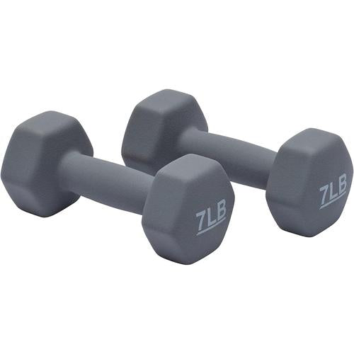 Amazon Basics Neoprene Coated Hex Shaped Dumbbells, Sold in Pairs