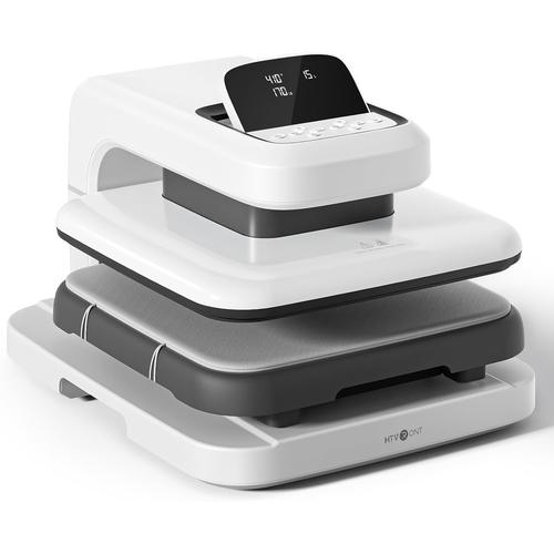 HTVRONT Auto Heat Press 2 - Adjustable Pressure & Higher Heating Height