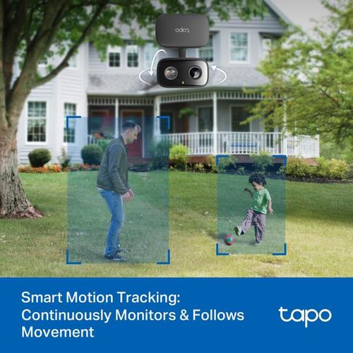 Tapo 1080p Indoor/Outdoor Security Camera - 360° View, Night Vision, SD/Cloud Storage