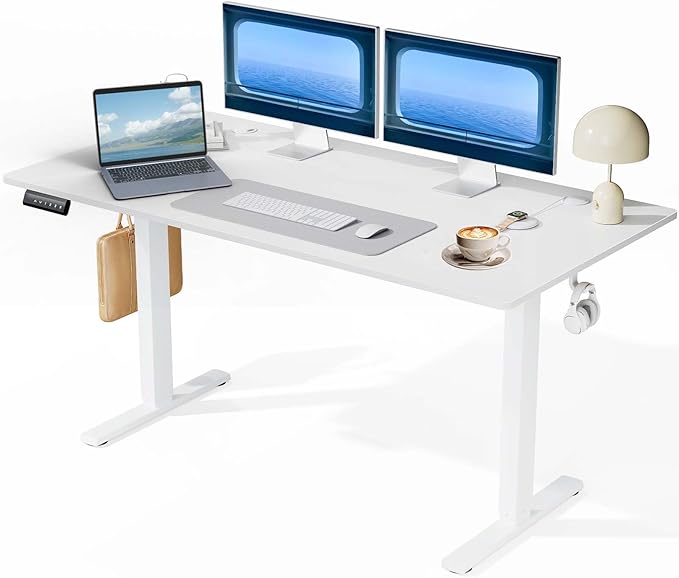 Sweetcrispy Electric Adjustable Standing Desk 63"x 24''