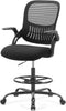 Sweetcrispy Ergonomic Cashier / Drafting Chair, Tall w/ Lumbar Support and Footrest