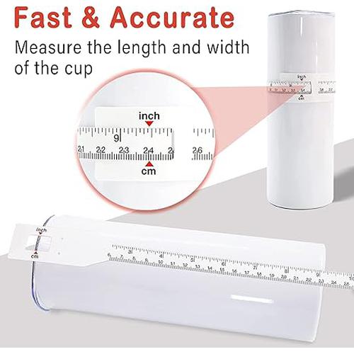 Sublimation Tumbler Width Measure Ruler - 24"