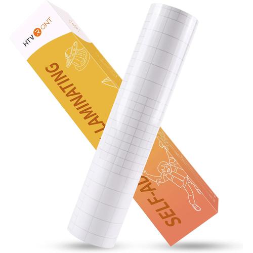 HTVRONT Clear Self-Adhesive Laminating Vinyl Roll - 12"x 30ft